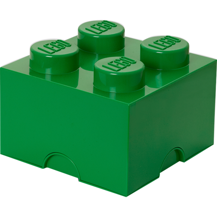 Room Copenhagen LEGO Storage Brick 4 grün Aufbewahrungsbox