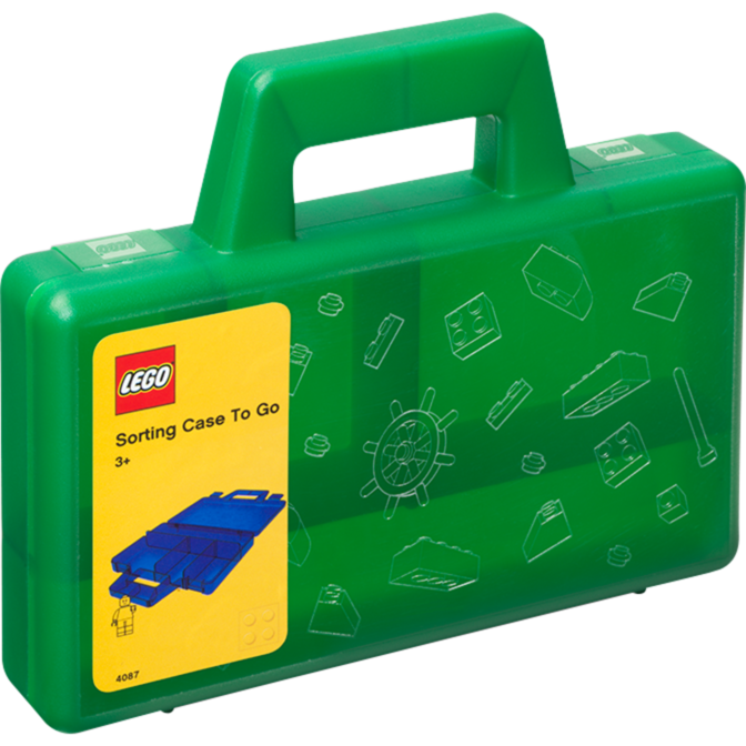 Room Copenhagen LEGO Sortierbox to go Aufbewahrungsbox, grün