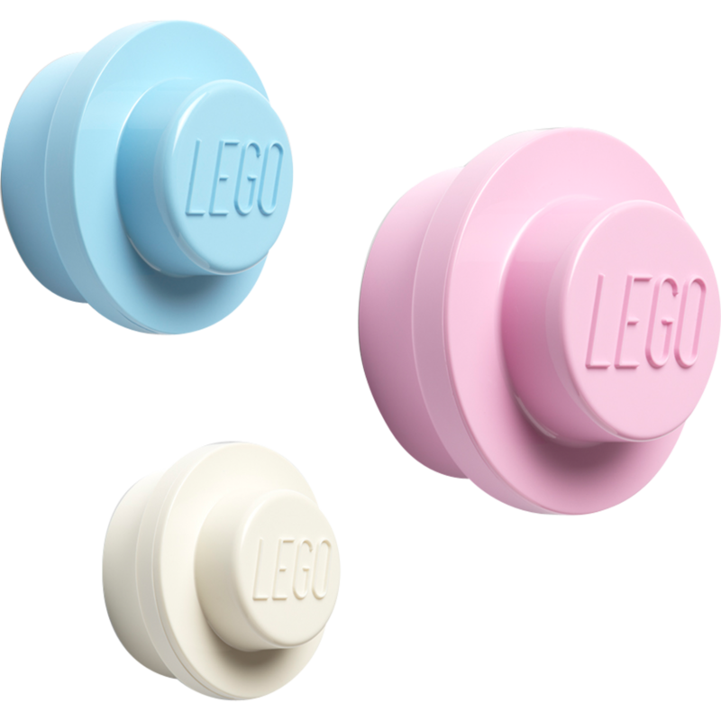 Room Copenhagen LEGO Wandhalterung, Weiß, Blau, Rosa