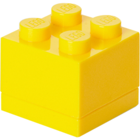 Room Copenhagen LEGO Mini Box 4 gelb Aufbewahrungsbox