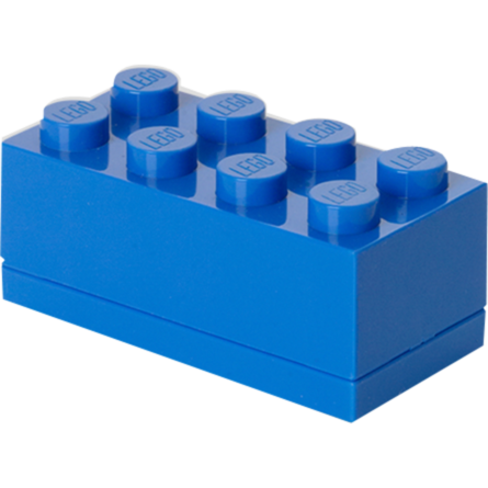 Room Copenhagen LEGO Mini Box 8 blau Lunch-Box