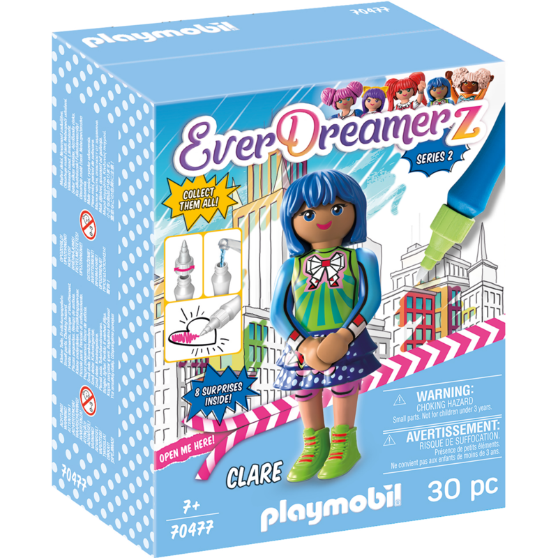 PLAYMOBIL EverDreamerz Clare - Comic World Konstruktionsspielzeug