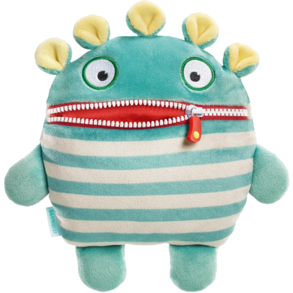 Schmidt Spiele Sorgenfresser Schnulli Kuscheltier, hellgrün/creme, 24 cm