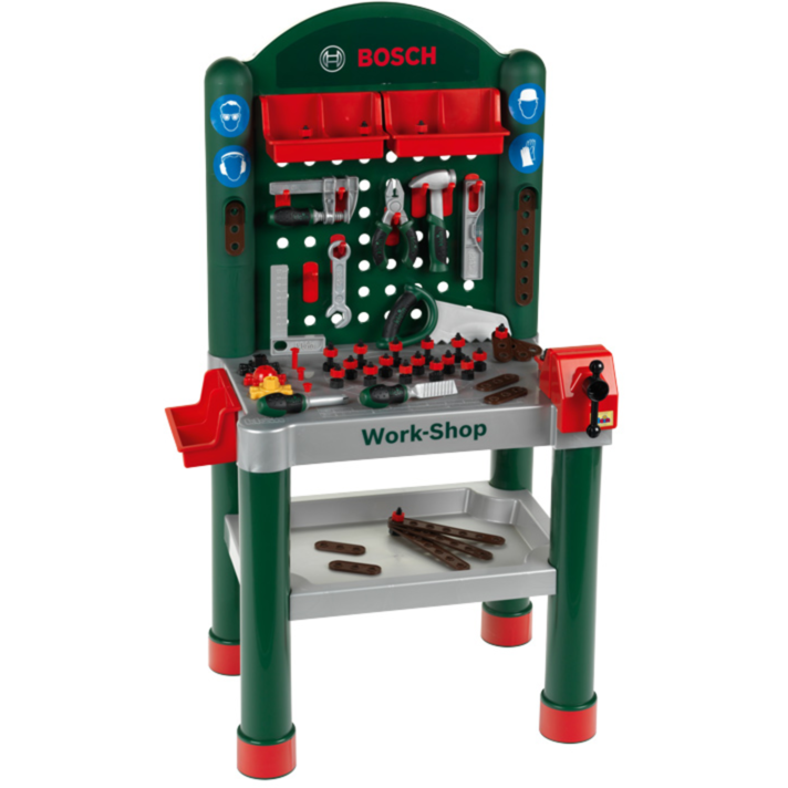 Theo Klein Bosch Workshop Kinderwerkzeug, grün/grau