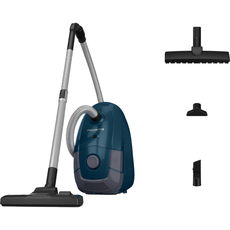 Rowenta Power XXL Parkett RO3126 Bodenstaubsauger, blau/grau