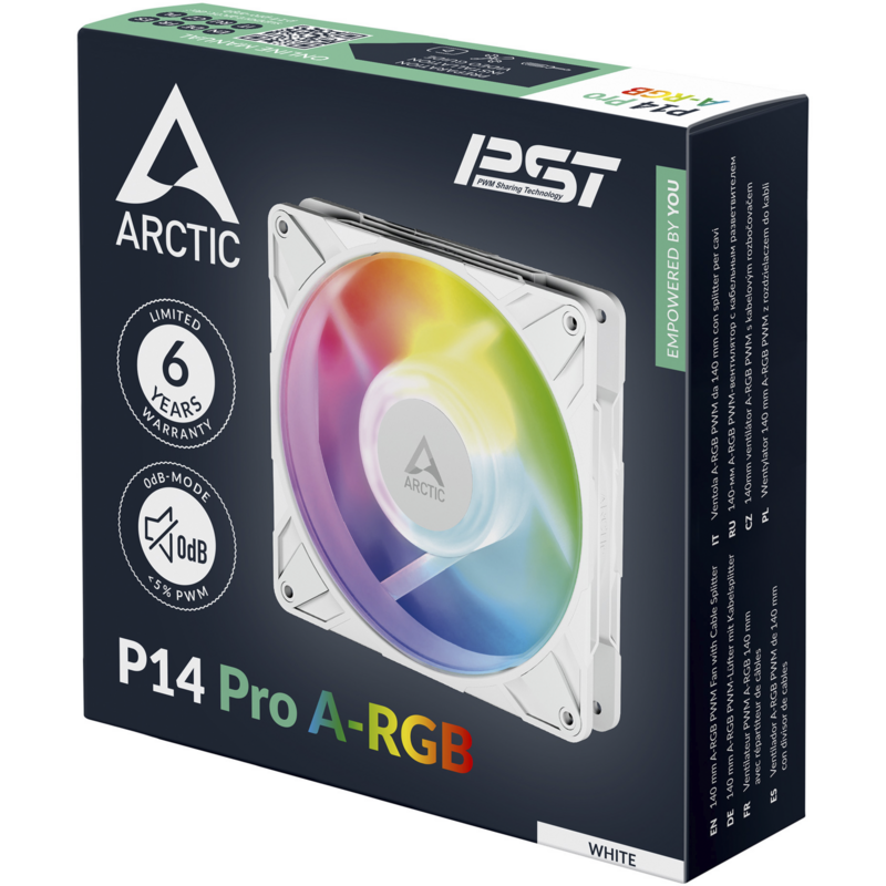 ARCTIC P14 Pro A-RGB Gehäuselüfter, weiß