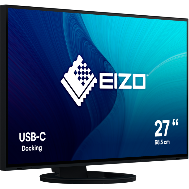 EIZO EV2781-BK LED-Monitor, schwarz, QHD, IPS, USB-C, 60 Hz