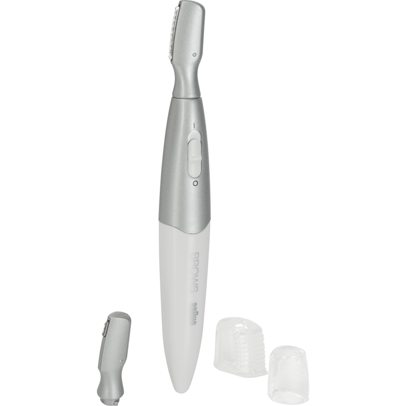 Braun Mini-Präzisionstrimmer für Augenbrauen FG1106 Haarschneider, weiß
