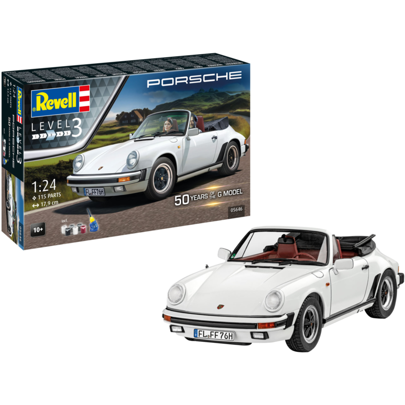 Revell Geschenkset 50 Years of Porsche 911 G-Model Modellfahrzeug, Maßstab: 1:24