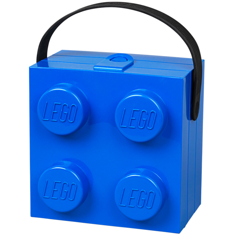 Room Copenhagen LEGO Box mit Griff Aufbewahrungsbox, blau