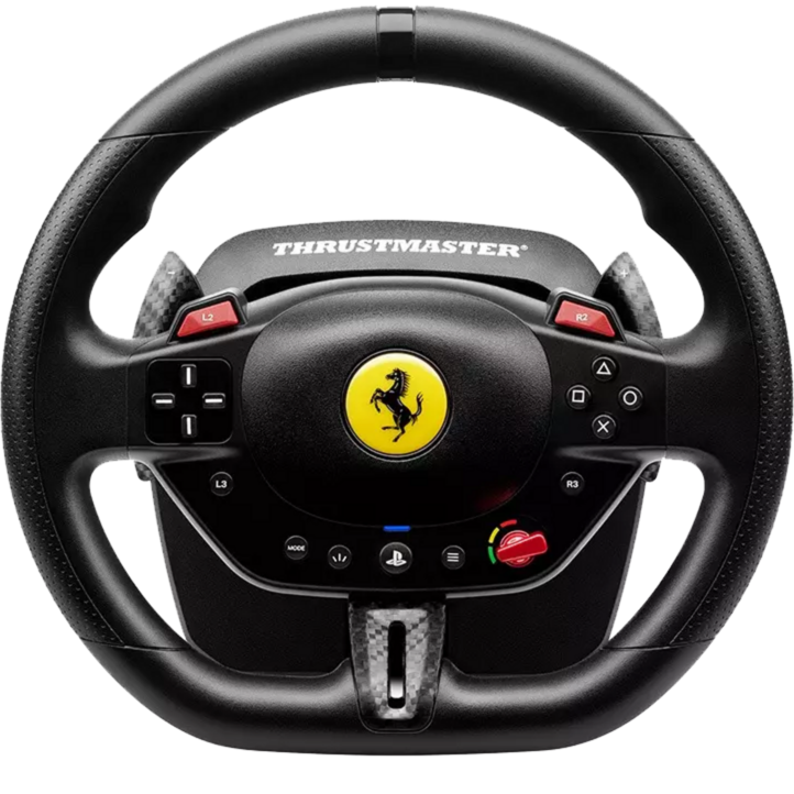 Thrustmaster T98 Ferrari 296 GTS Lenkrad, schwarz, für Playstation & PC, Gebraucht
