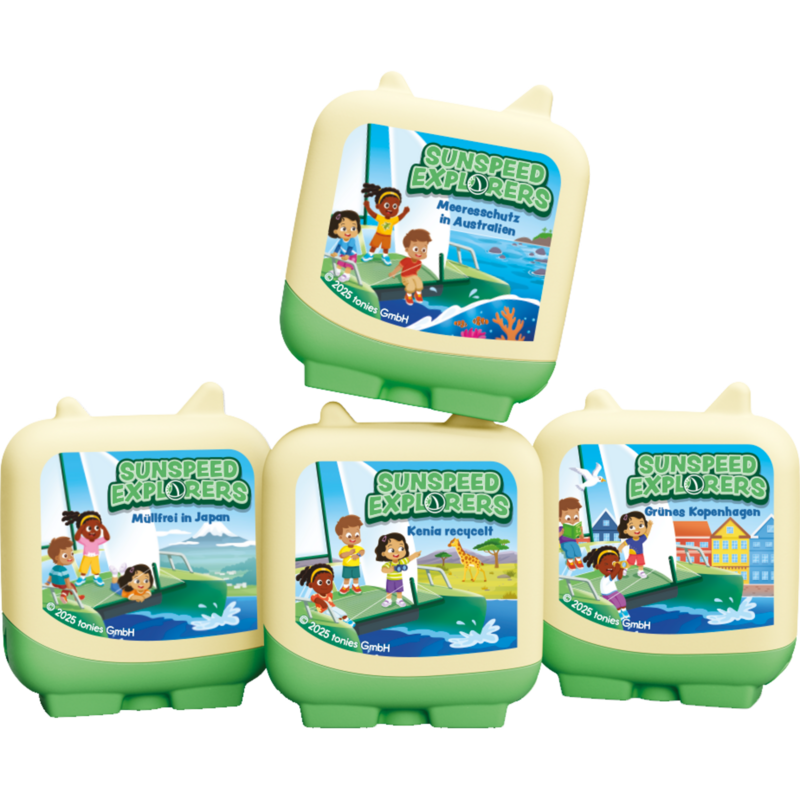 tonies Clever Tonies: The Sunspeed Explorers Set Spielfigur, 4 Tonies