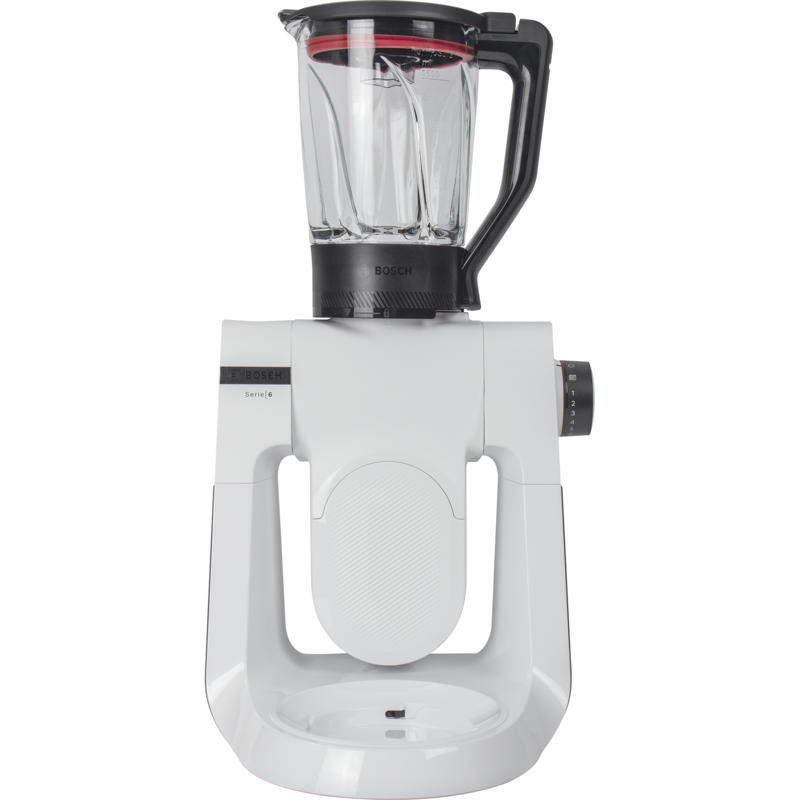 Bosch Home MUM6EW22 Küchenmaschine, weiß/edelstahl, 1.600 Watt, Serie 6