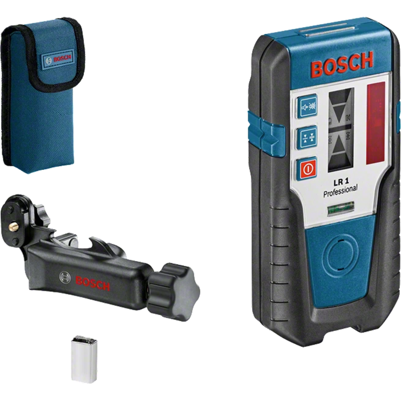 Bosch Professional Laser-Empfänger LR 1 Professional, mit Halterung