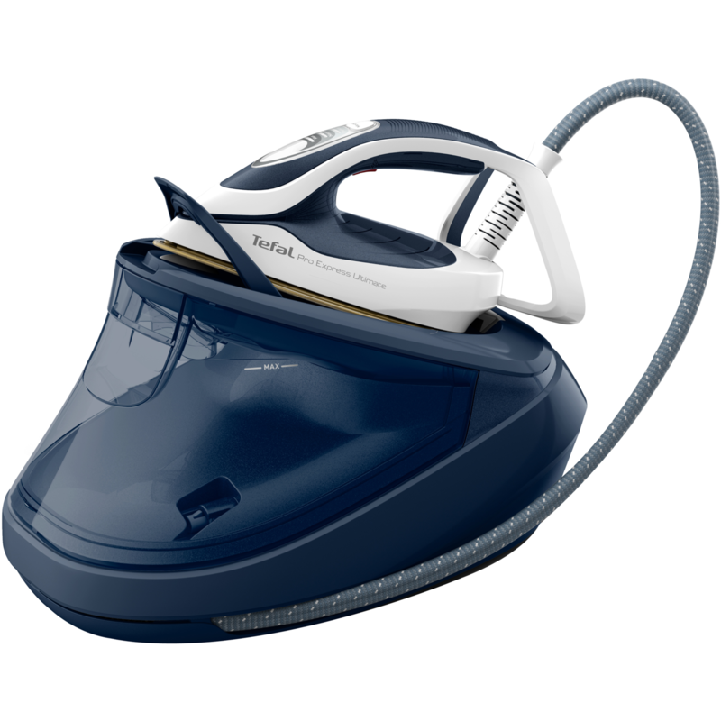 Tefal Pro Express Ultimate II GV9720 Dampfbügelstation, blau/weiß