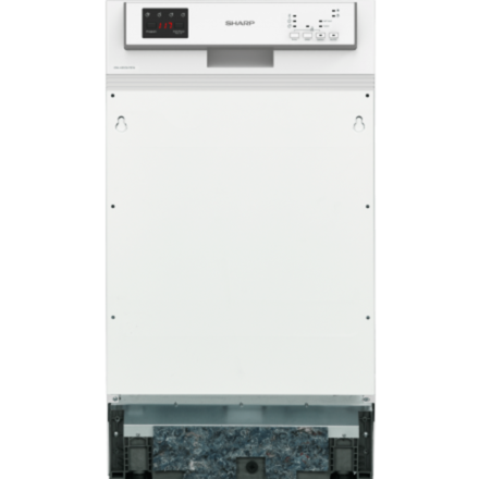 SHARP QW-HS12S47EW-DE Spülmaschine, weiß, 45 cm