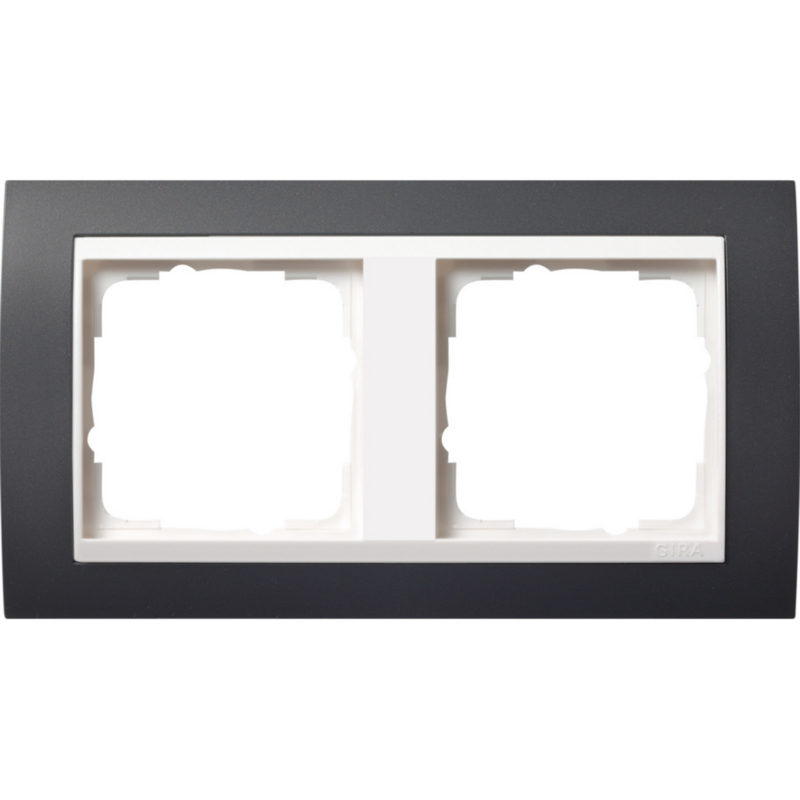 Gira Abdeckrahmen zweifach für rws Event Rahmen, anthrazit