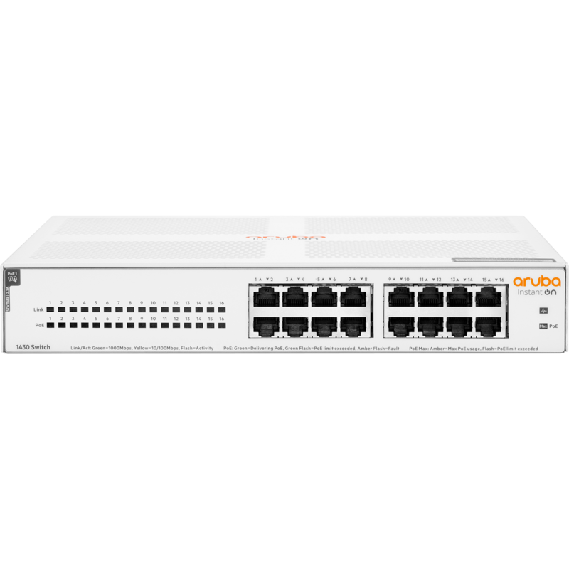 Hewlett Packard Enterprise Networking Instant On Switch 16 Anschlüsse Gigabit