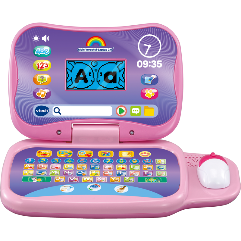VTech Mein Vorschul-Laptop 2.0 Lerncomputer, pink