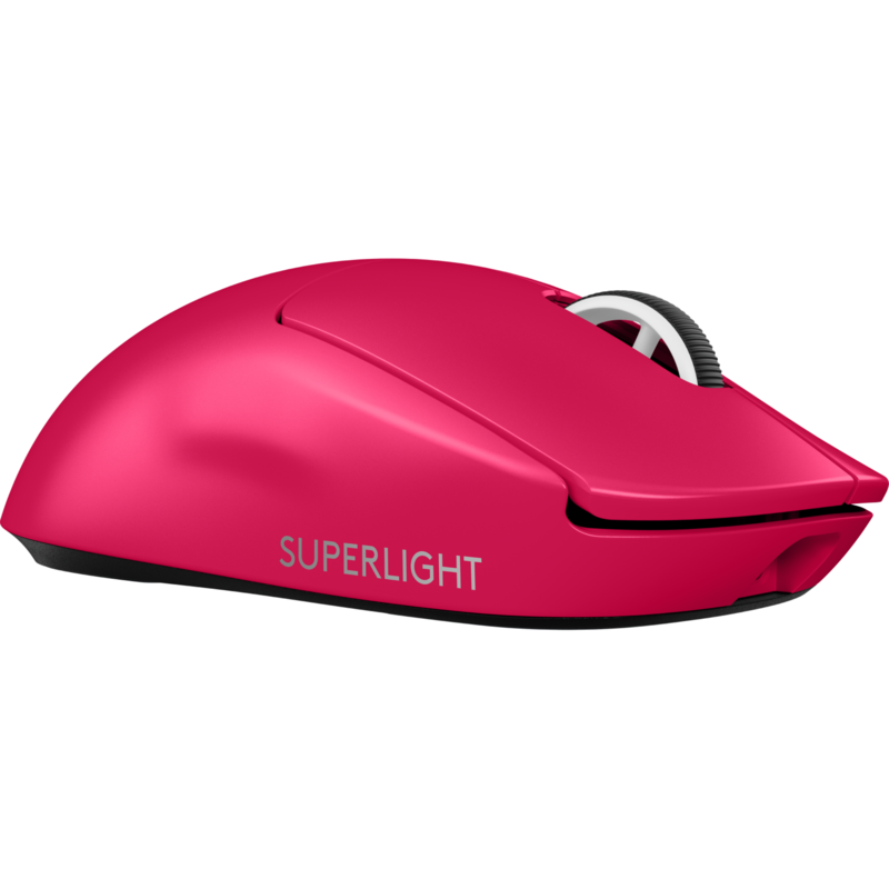 Logitech Gaming PRO X SUPERLIGHT 2 Gaming-Maus, magenta, 2,4-GHz-LIGHTSPEED