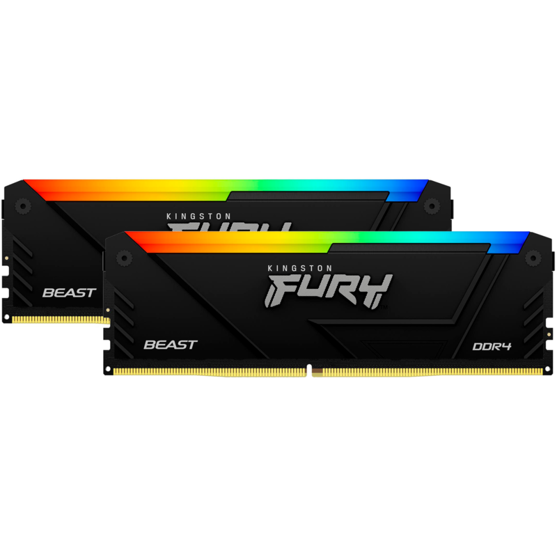 Kingston FURY DIMM 64 GB DDR4-3200 (2x 32 GB) Dual-Kit Arbeitsspeicher, schwarz