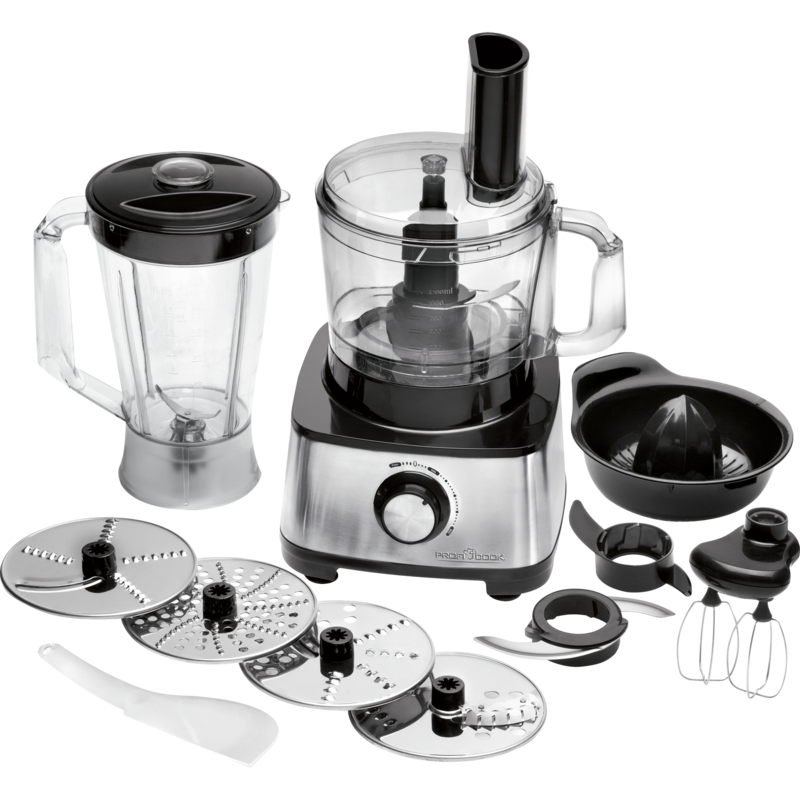 ProfiCook Kompakt-Küchenmaschine PC-KM 1063, edelstahl, 1.200 Watt