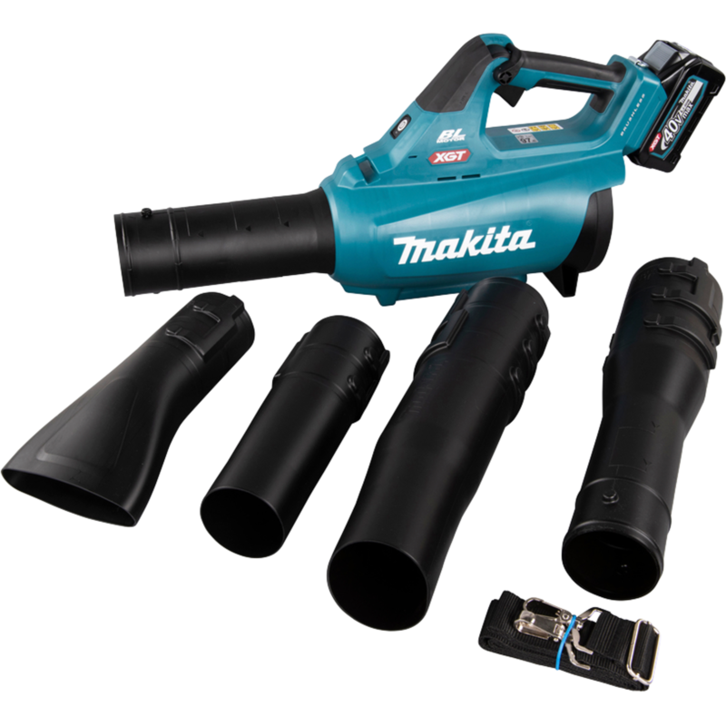 Makita Akku-Gebläse UB001GM101 XGT, 40Volt Laubbläser, blau/schwarz, Li-Ion XGT