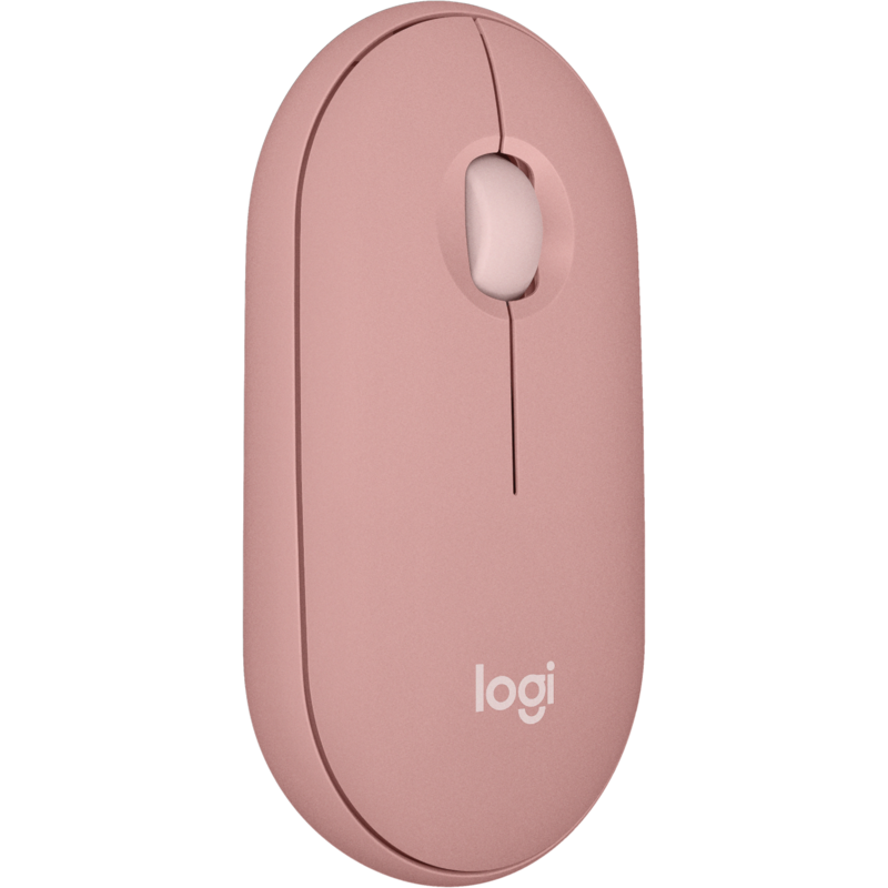 Logitech Pebble Mouse 2 M350s Maus, rosa, Bluetooth, für