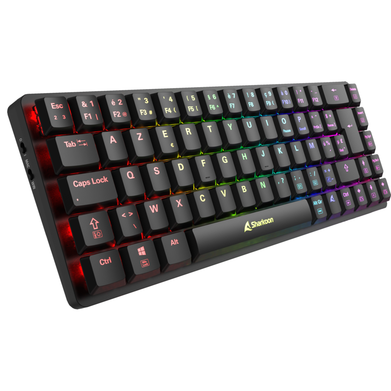 Sharkoon PureWriter W65 Tastatur, schwarz, Gebraucht