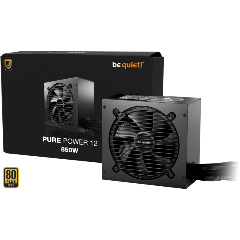 be quiet! Pure Power 12 850W PC-Netzteil, schwarz, 1x 12-Pin High Power GPU, 3x