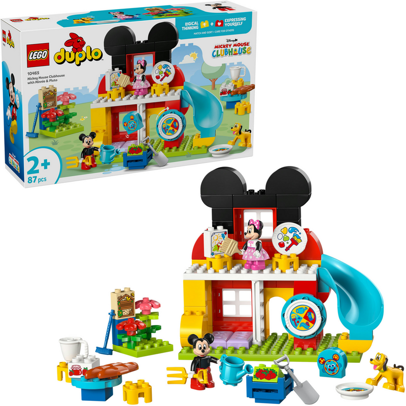 LEGO DUPLO Micky Maus Wunderhaus mit Minnie und Pluto Konstruktionsspielzeug