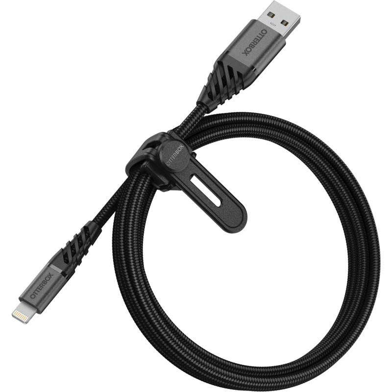 Otterbox USB 2.0 Adapterkabel, USB-A Stecker > Lightning Stecker Kabel, schwarz