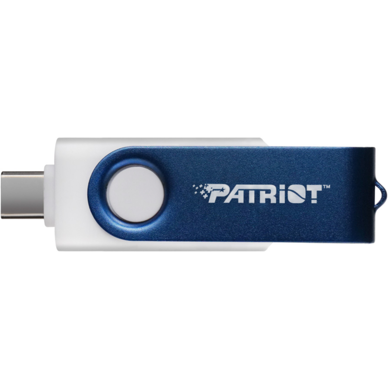 Patriot Xporter X550 32GB USB-Stick, blau/weiß, USB-A und USB-C 3.2 Gen 1