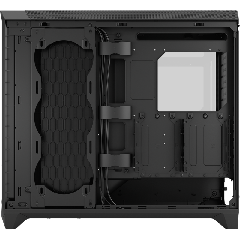 Fractal Design Meshify 3 XL RGB Light Tint Big-Tower-Gehäuse, schwarz, Tempered
