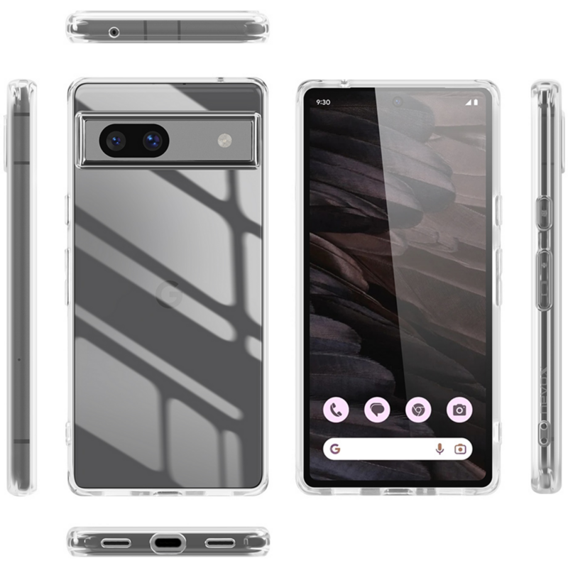 Nevox StyleShell SHOCKFlex Handyhülle, transparent, Google Pixel 9A