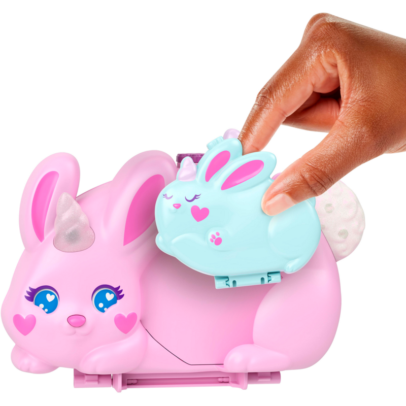 Mattel Polly Pocket 2-in-1-Bunny Fun Schatulle Spielfigur