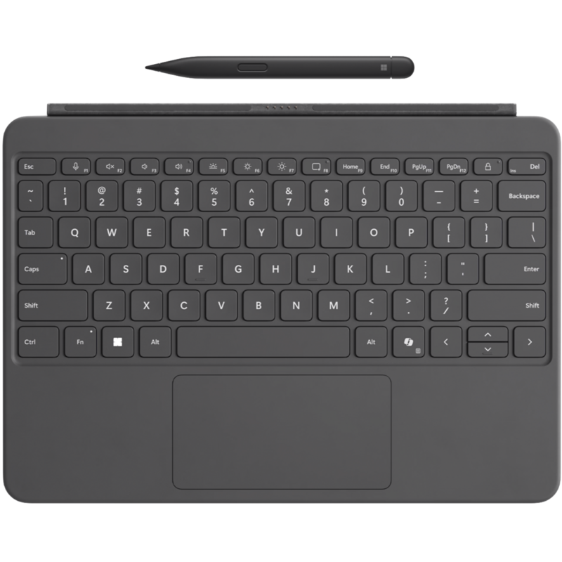 Microsoft Surface Pro 12-Zoll-Keyboard mit Slim Pen Tastatur, schiefer, mit