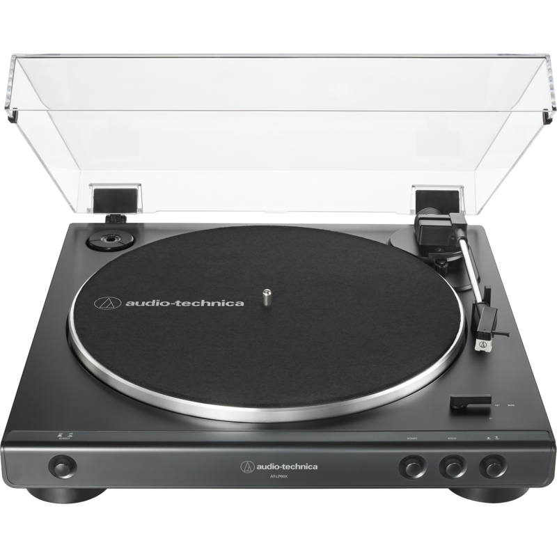 Audio-Technica AT-LP60XBK Plattenspieler, schwarz, Integrierter