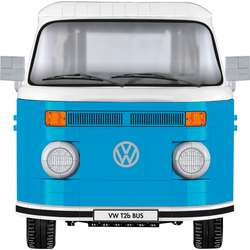 COBI Volkswagen T2b Bus Konstruktionsspielzeug, hellblau/weiß, Maßstab 1:12