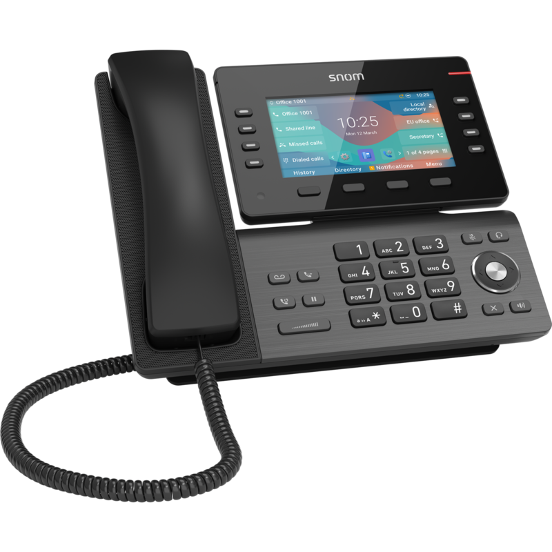 snom D862 analoges Telefon, schwarz