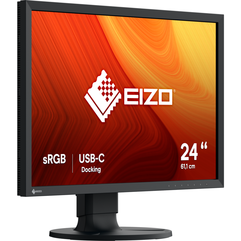 EIZO CS2400R LED-Monitor, schwarz, WXGA, IPS, USB-C, HDMI
