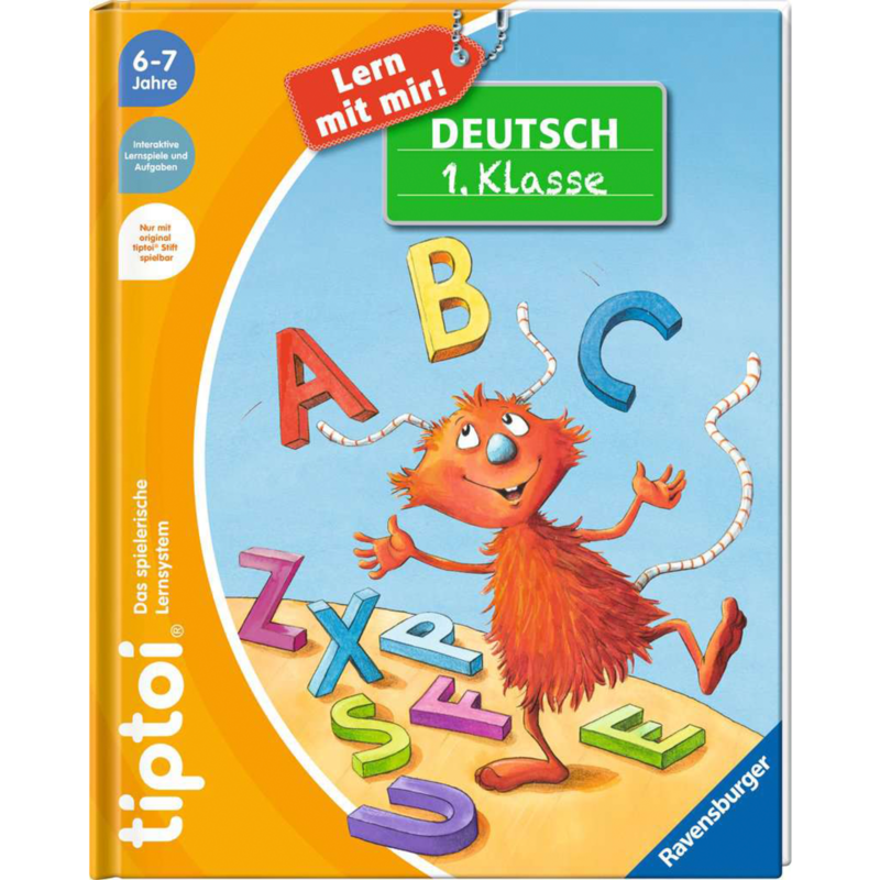 Ravensburger tiptoi Lern mit mir! Deutsch 1. Klasse Lernbuch