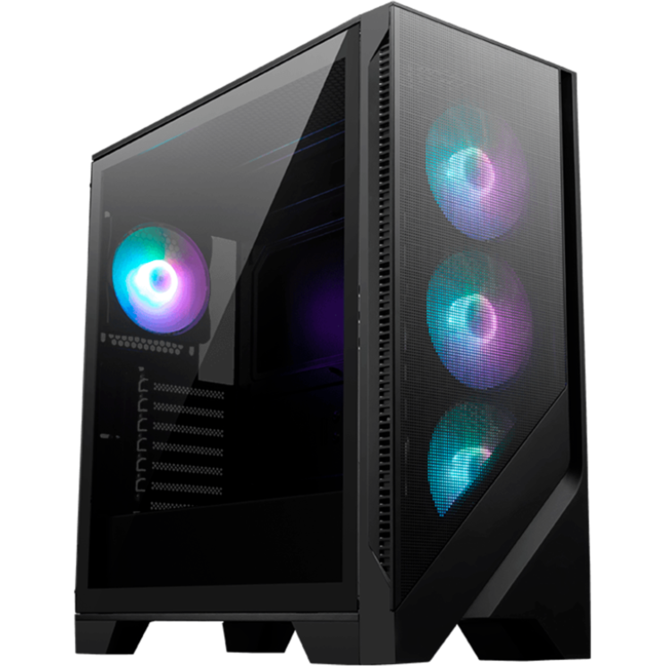 MSI MAG FORGE 320R AIRFLOW Tower-Gehäuse, schwarz, Tempered Glass