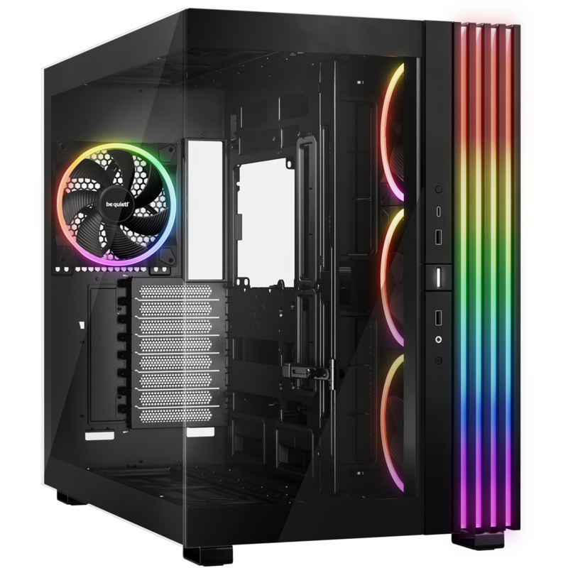be quiet! Light Base 900 FX Big-Tower-Gehäuse, schwarz, Tempered Glass x 2