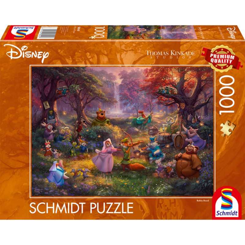 Schmidt Spiele Thomas Kinkade Studios: Disney - Robin Hood Puzzle, 1000 Teile