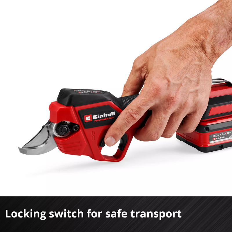 EINHELL Professional Akku-Astschere GP-LS 18/28 Li BL-Solo, 18Volt, rot/schwarz