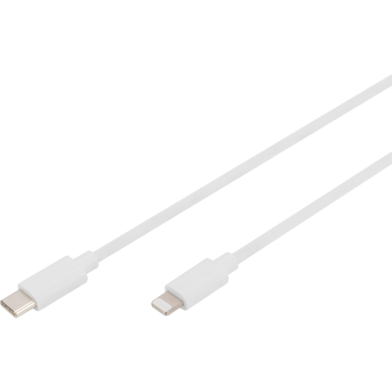 Digitus USB 2.0 Daten-/Ladekabel USB-C > Lightning, MFI zertifiziert Kabel