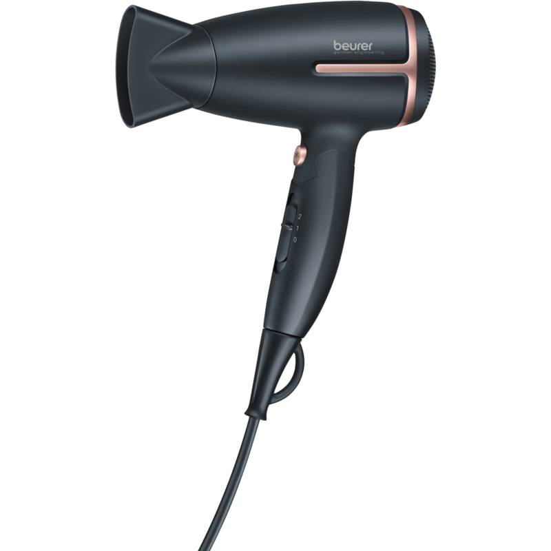 Beurer HC 25 Haartrockner, schwarz/roségold