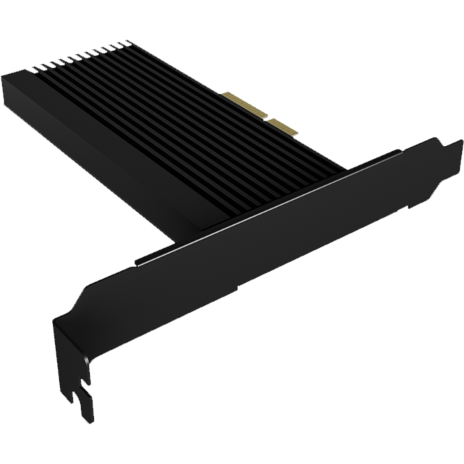 ICY BOX IB-PCI208-HS Schnittstellenkarte, schwarz