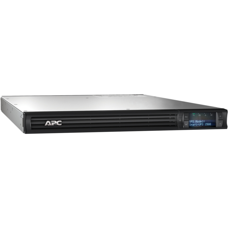 APC Smart-UPS 1500 VA, LCD RM 1 HE, 230 V USV, schwarz